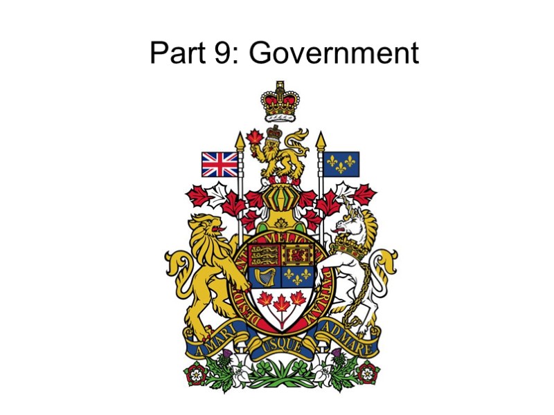 Part 9: Government